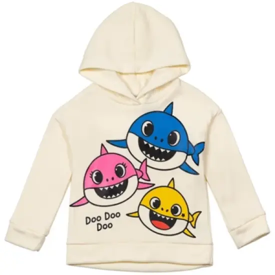 Pinkfong Baby Shark Fleece Hoodie & Leggings White/Blue  image {1}