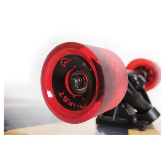 Quest Super Cruiser 44" Longboard Skateboard - Black/Wood image {2}