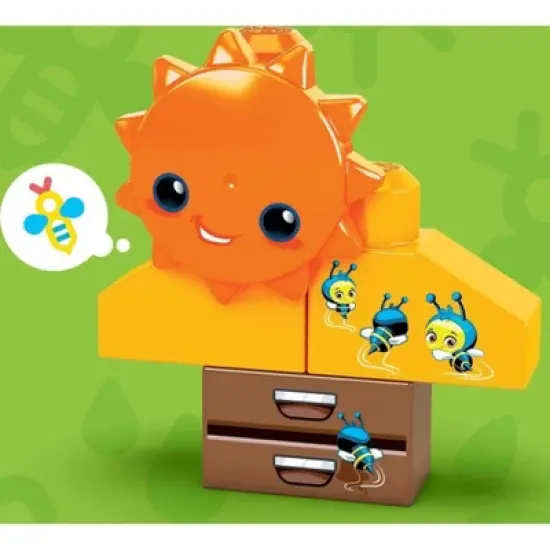 MEGA BLOKS Toy Blocks Grow & Protect Farm with 3 Figures for Toddler - 51pcs image {2}