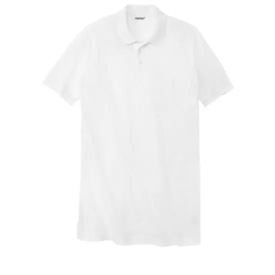 KingSize Men's Big & Tall Longer-Length Shrink-Less&trade; Piqu&eacute; Polo Shirt image {14}