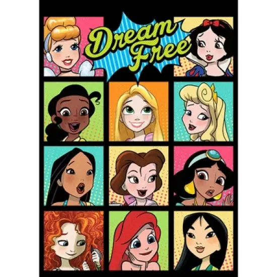 Girl's Disney Princesses Dream Free Crop T-Shirt image {1}