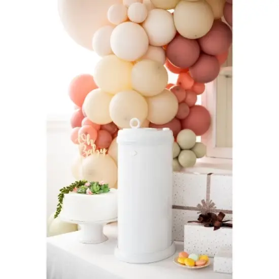 Ubbi Steel Diaper Pail - White image {2}