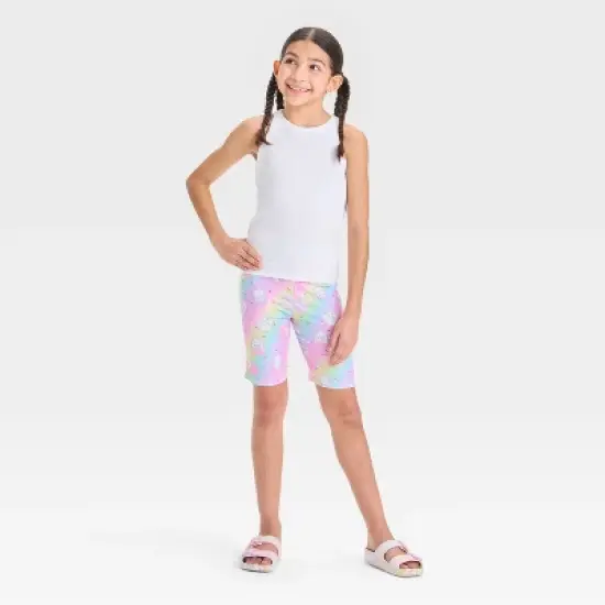 Girls' Squishmallows Bike Shorts Pastel Purple image {2}