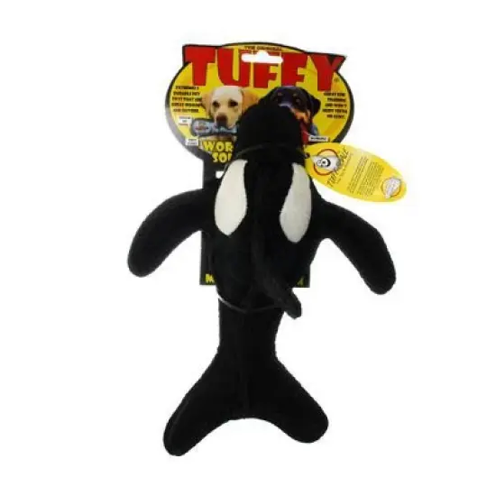 Tuffy Ocean Creature Killer Whale Dog Toy - L image {2}