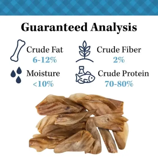 Country Living Natural Cow Ears Dog Chews &ndash; 10 Count Bag &ndash; All-Natural, Single-Ingredient, Long-Lasting Dog Chews image {6}