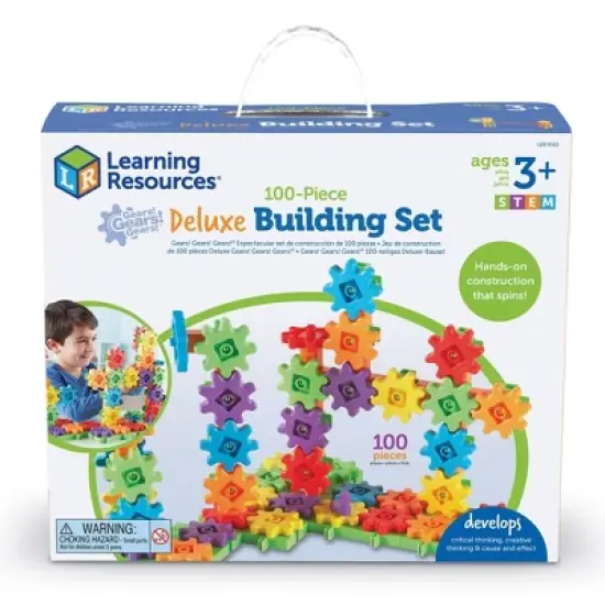 Learning Resources Gears! Gears! Gears! Deluxe Building Set - 100pc image {11}