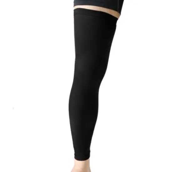 Unique Bargains Long Outdoor Sport Stretch Brace Leg Sleeve Knee Calf  Protector image {2}
