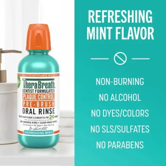 TheraBreath Plaque Control Mouthwash - 16 fl oz image {7}