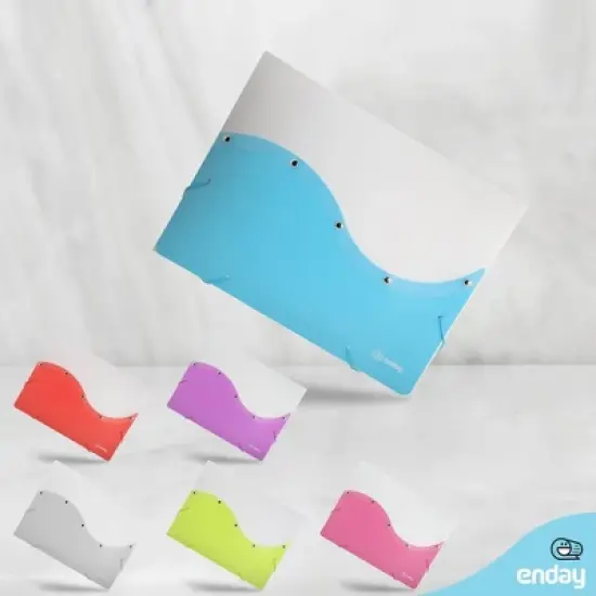 Enday Two Tone Letter Size Document Case image {3}