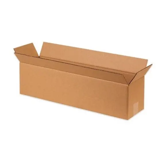 UOFFICE Pack of 50 Long Corrugated Boxes 8" x 4" x 4" Shipping Boxes image {1}