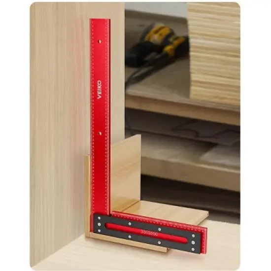 GOTGELIF 600mm Carpenter Square Framing Right Angle Ruler for Woodworking image {5}