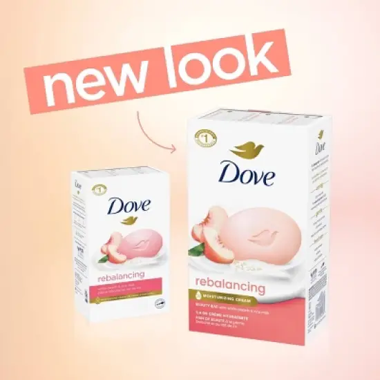 Dove Beauty Peach Bar Soap - 4ct image {10}