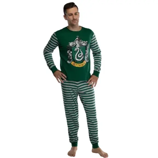 Harry Potter Hogwart's House Crest Tight Fit Adult Cotton Pajama Set image {6}