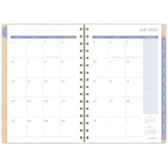 Cambridge 2025-2026 Weekly/Monthly Small Rainbow Skies Planner image {2}