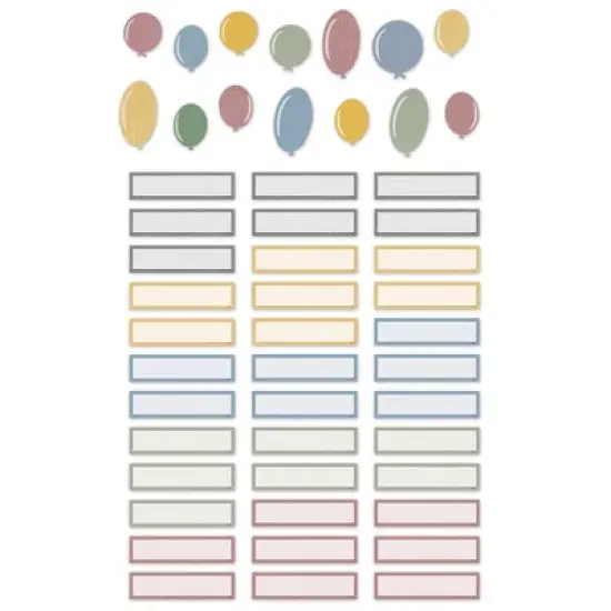 Teacher Created Resources&reg; Classroom Cottage Happy Birthday Mini Bulletin Board Set, 67 Pieces image {3}