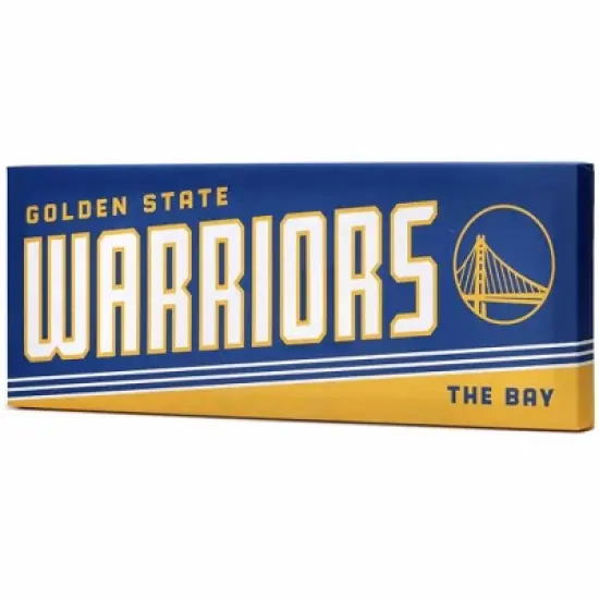 NBA Golden State Warriors Tradition Canvas Wall Sign image {1}