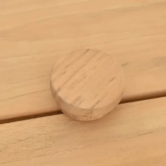 Linear Planked Wood 6 Piece Outdoor Dining Set Textured Weave Back Armchairs & Rectangular Table Ensemble image {10}