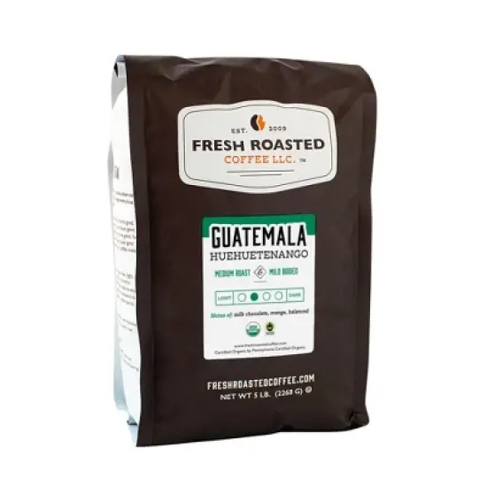 Fresh Roasted Coffee, Organic Guatemalan Coffee, Whole Bean image {6}