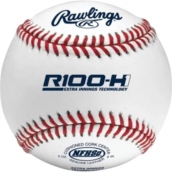 Rawlings R100-H1 NFHS Baseball (Dozen) image {1}