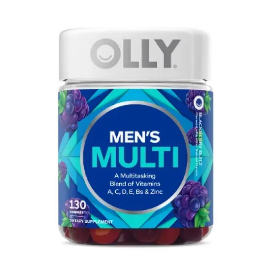 OLLY Men's Multivitamin Gummy - Blackberry Blitz image {10}