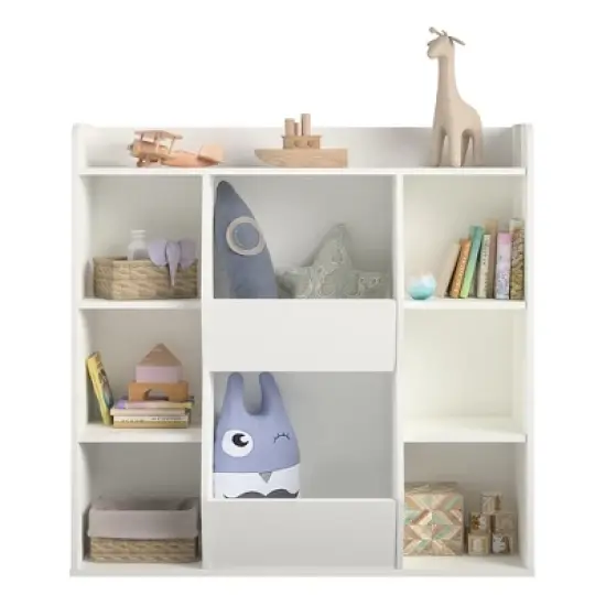 RealRooms Jocelyn Kids Large Toy Storage Bookcase image {5}
