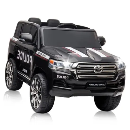 2 Seater Ride On Car for Kids, 12V Cruiser Car, Battery Powered Electric Car w/Remote Control,  LED Lights, Music Player, Gift for Boys Girls 3-8 image {7}