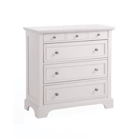 Queen Naples Bed Nightstand and Chest Off White - Homestyles image {5}