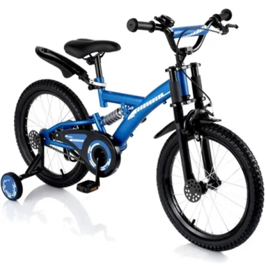 SUGIFT 16 Inch Kids Bike for Boys & Girls &ndash; Beginner Bicycle with Training Wheels, Kickstand, Adjustable Seat, Coaster Brake & Handbrake image {4}