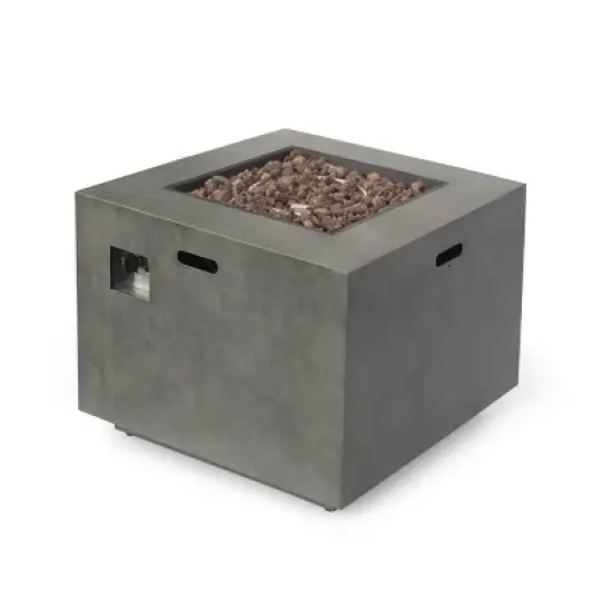 SQUARE IRON FIRE PIT-50 000 BTU image {4}