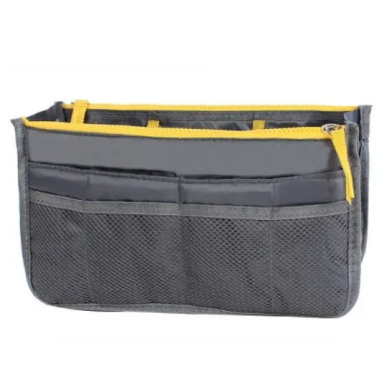 Unique Bargains Portable Cosmetic Makeup Storage Handbag image {6}