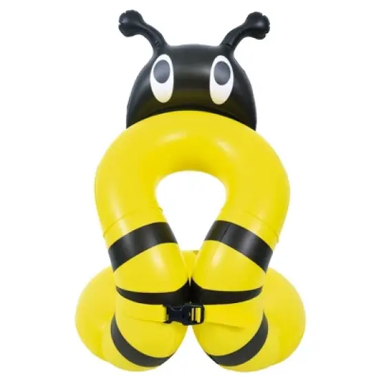 Pool Central 16" Inflatable Honey Bee Swimming Pool Vest - Age 2-6 image {1}