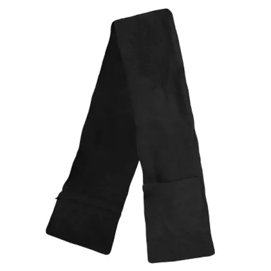 ActionHeat AA Battery Heated Reversible Scarf - Black image {6}