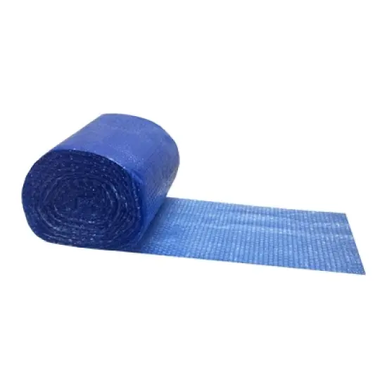 UOFFICE Small Blue Bubble Cushioning Wrap- 60' x 12" Wide Perforated Every 12" image {2}