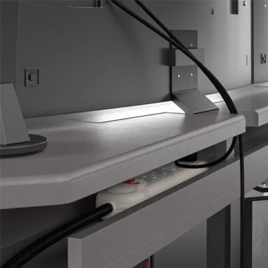 Quest Gaming Desk with CPU Stand - NTENSE image {7}