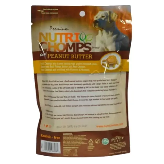 Nutri Chomps Peanut Butter Mini Knot Dog Treats - 5.08oz image {2}