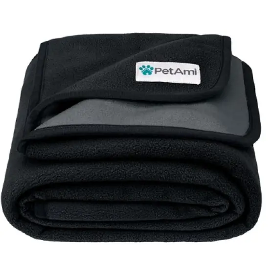 PetAmi Waterproof Dog Blanket, Pet Cat Puppy Couch Cover Protection, Fleece Washable Reversible Soft Plush Throw image {1}