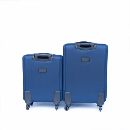 Gulches (20"+24") Two-piece suitcase suitcase set Oxford trolley case without password lock universal wheel, Blue image {5}