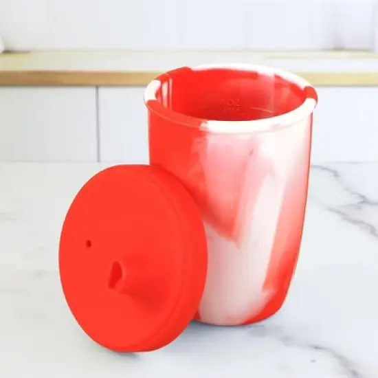 Re-Play Silicone Sippy Cup (Cup & Lid) - Candy Cane image {4}