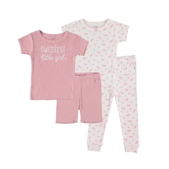 Cutie Pie Baby Girl Toddler and Infant Pajama Sleeper Set image {16}