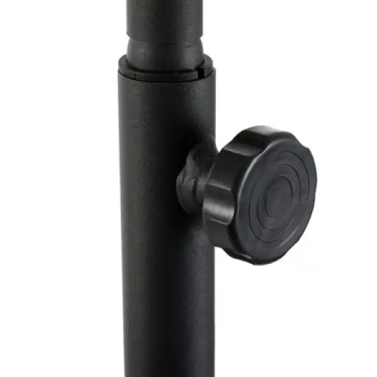 JumpSport Handle Bar Accessory for 44 Inch Arched Leg Fitness Trampolines with 6 Adjustable Height Settings and Soft Flush Fit, Black image {3}