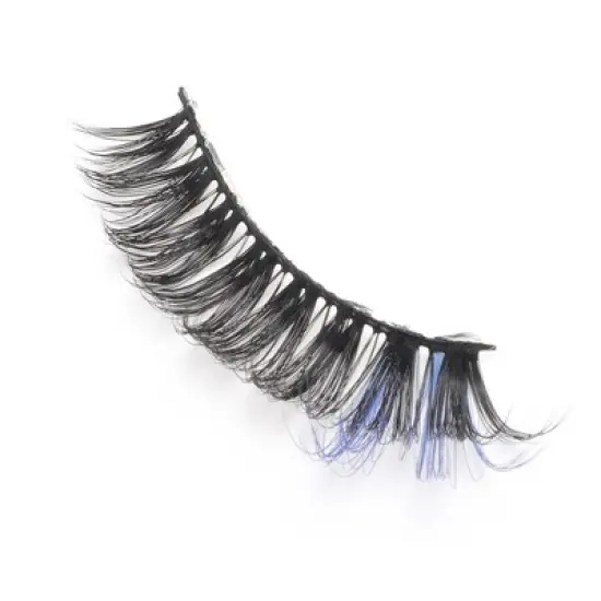 Unique Bargains 3D Curly Mixed Color False Eyelashes 5 Pair image {2}