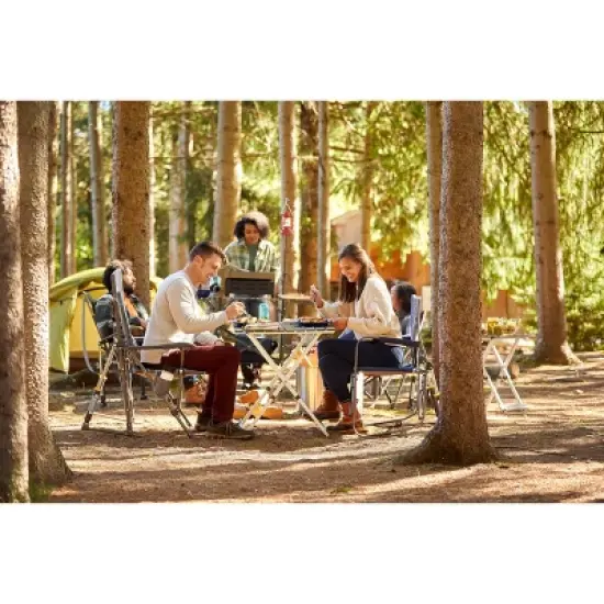 GCI Outdoor Compact Aluminum Portable Folding Camp Table - Black image {5}