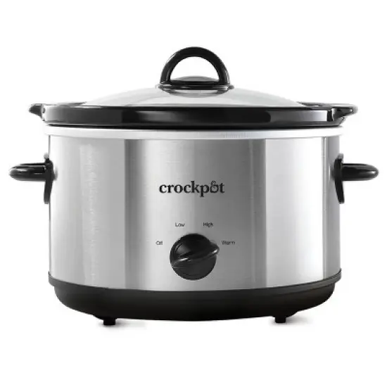 Crock-Pot 4.5qt Slow Cooker: Ceramic Stoneware, 3 Settings, Stay-Cool Handles, Dishwasher-Safe Parts image {7}