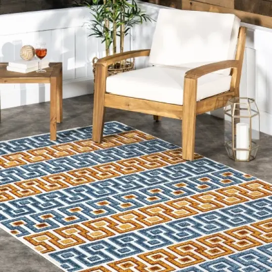 nuLOOM Rochel Mediterranean Indoor/Outdoor Area Rug image {8}