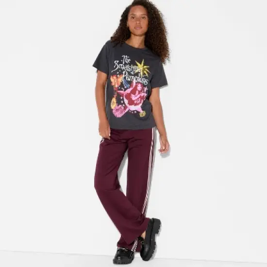 Women's The Smashing Pumpkins Short Sleeve Graphic T-Shirt - Black image {3}