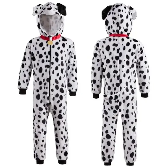 Joyfy Kids Halloween Dalmatian Jumpsuit Pajama , Puppy Jumpsuit for Child Halloween Cosplay Costume Sleepwear-3T image {5}