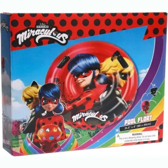 Mighty Mojo Miraculous Ladybug Pool Float Tube 30" image {4}