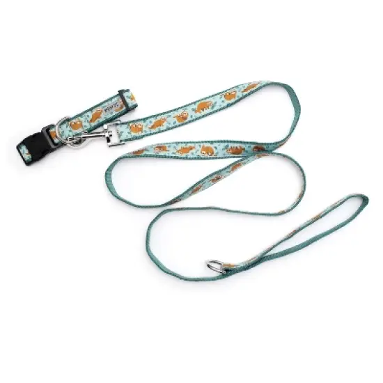 The Worthy Dog Sloth Adjustable Dog Collar image {1}