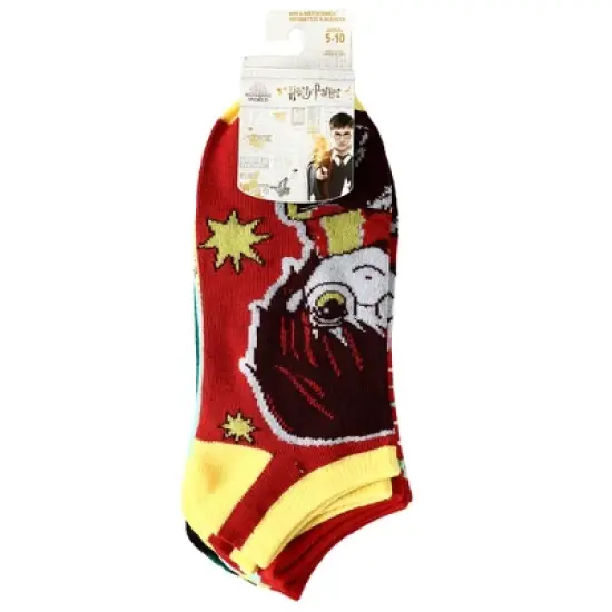 Harry Potter Chibi Character art 5-pack Ankle Socks for Women image {2}