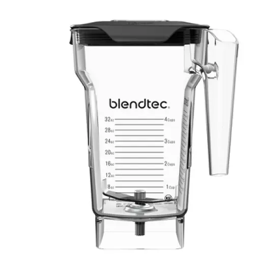 Blendtec FourSide Jar: 32oz Clear Copolyester Blender Accessory, Hand Wash, 3-Year Warranty image {3}